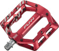 Funn Funndamental Flat Pedals - Wide Platform Bicycle Pedals for BMX/MTB Mountain Bike, Adjustable Grip for Outstanding Stability, 9/16-inch CrMo Axle