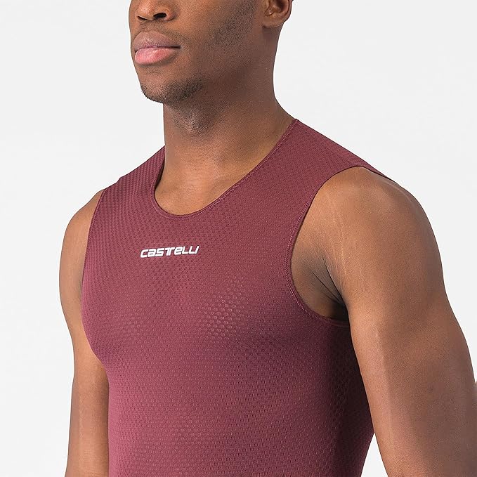 CASTELLI Men’s Pro Mesh 2.0 Sleeveless Jersey, Breathable Cycling Mesh Base Layer for Road, Gravel Biking & Racing