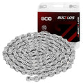 BUCKLOS 6/7/8/9/10/11/12 Speed Bike Chain, High Performance Lightweight Bicycle Chains for Road Bike/Mountain Bike/Ebike,Compatible with Shimano, SRAM, Campagnolo Silver/Gold