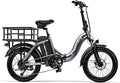 1000W Folding Electric Bike, 48V 20AH Large Removable Battery E Bike, 30+MPH, 80 Miles Max Range, 20" Fat Tire Electric Bike for Adults, Adult Electric Bicycles for Long
