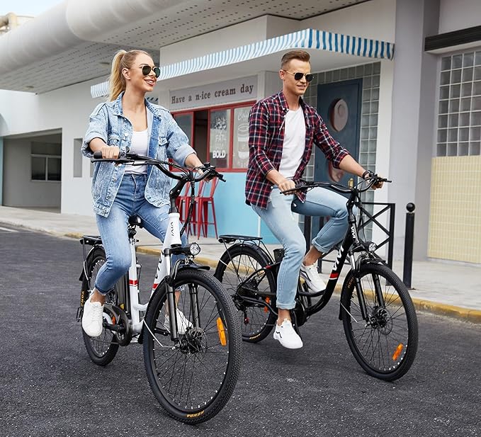 Vivi Electric Bike for Adults 1000W Peak Ebike with Removable Battery, 26'' Electric Commuter Bike 22MPH & 50 Miles Adult Electric Bicycles with Cruise Control, LCD Display, SGS Certified to UL2849