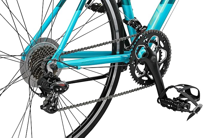 Schwinn Phocus 1.6 Disc Road Bike, 700c Bike for Men and Women, 16-Speed Road Bicycle, Lightweight Aluminum Frame, Alloy Carbon Fork, Disc Brakes, Aerodynamic Riding Position, Bikes for Adults