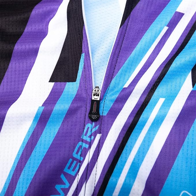 Bike Bicycle Tops Men's Cycling Jerseys Full Zipper MTB Clothing Cycle Clothes