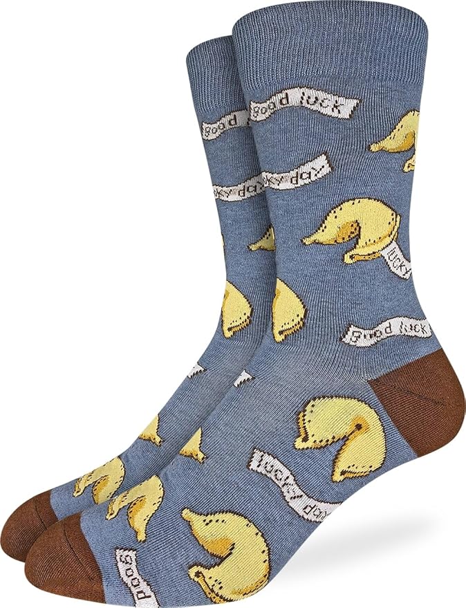 Good Luck Sock Novelty Crew Socks for Adults - For Men, Women and Teens