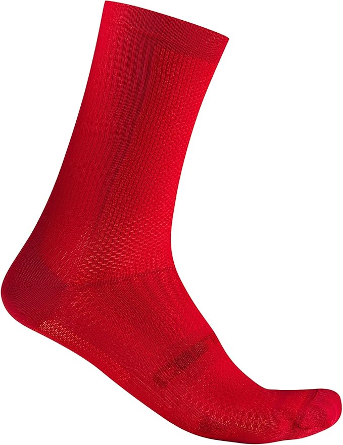 CASTELLI Men’s Espresso 18 Sock, Moisture Wicking Performance Cycling Apparel Sock for Road & Gravel Biking