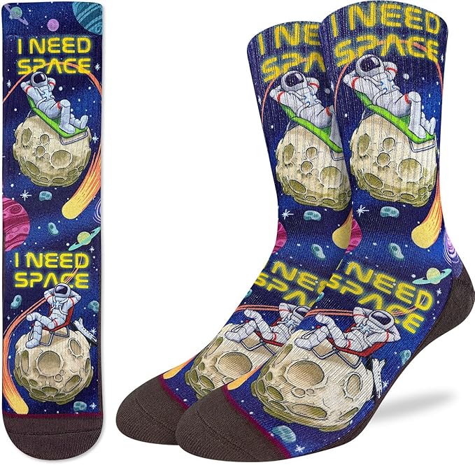 Good Luck Sock Novelty Crew Socks for Adults - For Men, Women and Teens