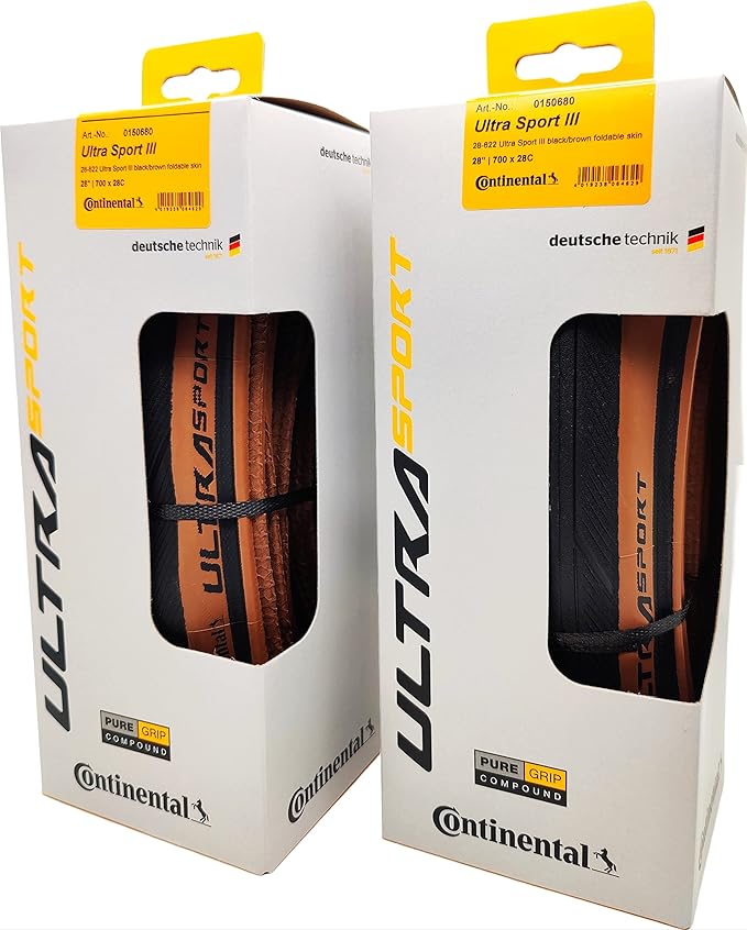 Continental Ultra Sport III Folding PureGrip Set of 2