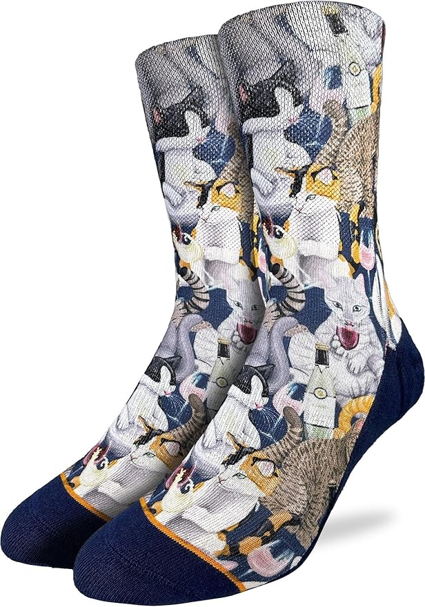 Good Luck Sock Novelty Crew Socks for Adults - For Men, Women and Teens