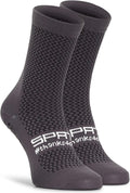 SOKZ2 Long Cycling Socks Performance Fit with Silicone Grippers Moisture Wicking Ideal for Road Racing and Training