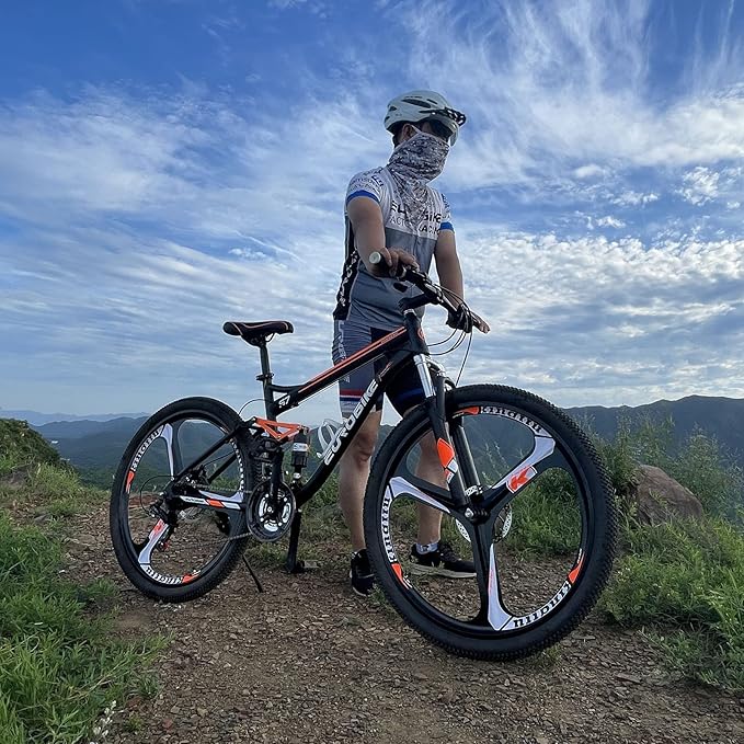 EUROBIKE Mountain Bike,21 Speed with Suspension Fork, 27.5 inch Hardtail Mountain Bike for Youth/Men Womens Bike Disc Brakes Bicycle for Adults…