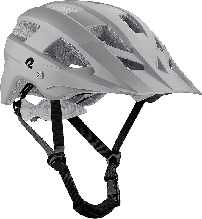 Retrospec Rowan Mountain Bike Helmet with Adjustable ErgoKnob Fit System - 14 Ventilation Ports, Removable Visor & EPS Foam Interior - Lightweight MTB Protection