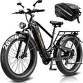 Jasion Thunder/PRO/ST Electric Bike,2000W/1800W Peak Ebikes for Adults,26''Fat Tire Best Ebike for Men,90/80 Miles with 1040Wh/864Wh Battery,35/30+MPH Max Speed Bicycles,500/400LB Capacity