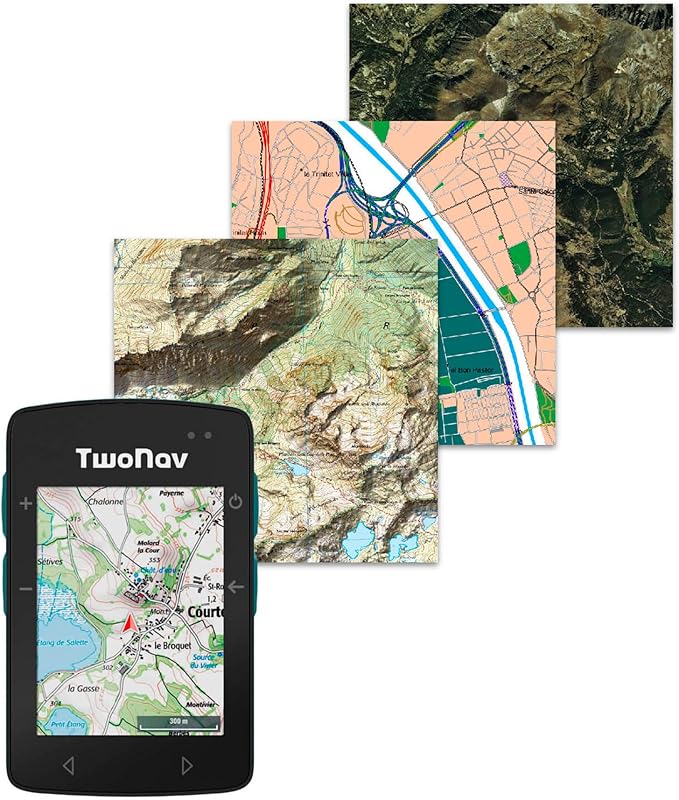 TwoNav ROC (32 GB) + Maps Included, GPS Bike Computer with 2.7-inch Screen for MTB, Cycling, Gravel or bikepacking