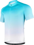 ROTTO Cycling Jersey Mens Bike Shirt Short Sleeve Gradient Color Series