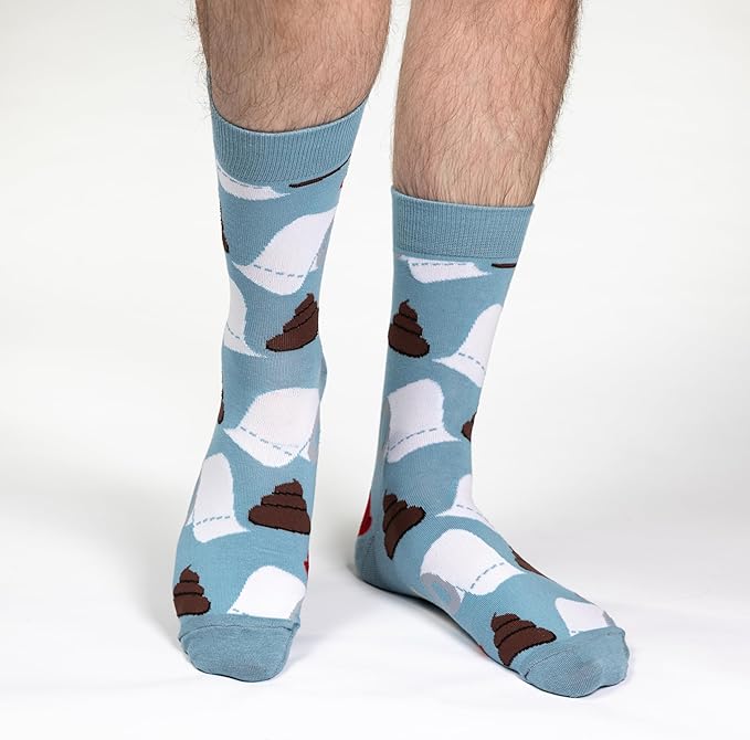 Good Luck Sock Novelty Crew Socks for Adults - For Men, Women and Teens