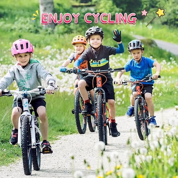 LEICHTEN Kickstand for Kids Bike Center Mount for 16 18 20 Inch Adjustable Children's Bicycles Aluminium Alloy Bike Kick Stand Support Storage