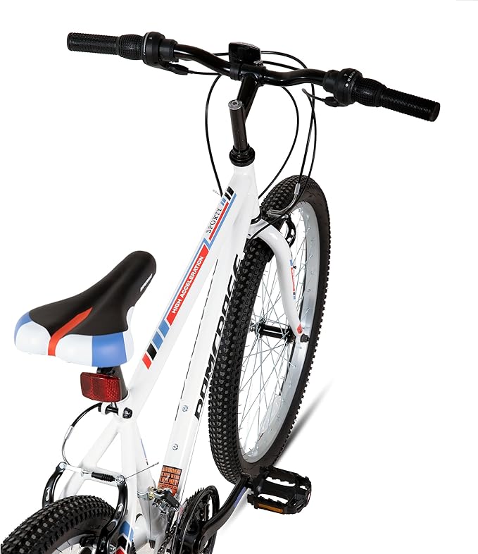 HILAND Adult 26 Inch Mountain Bike, Mens Womens Bicycle, High-Carbon Steel Frame Mountain Bicycle, Sport MTB for Adults, Multi-Color