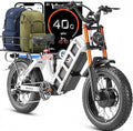 eAhora Juliet Pro 2 Electric Bike for Adult, Dual Motor | 5200W/1200W | 43/31 Mph | 70Ah/60Ah 200 Miles Long Range | 20" Fat Tire | for Commute | Delivery | Women