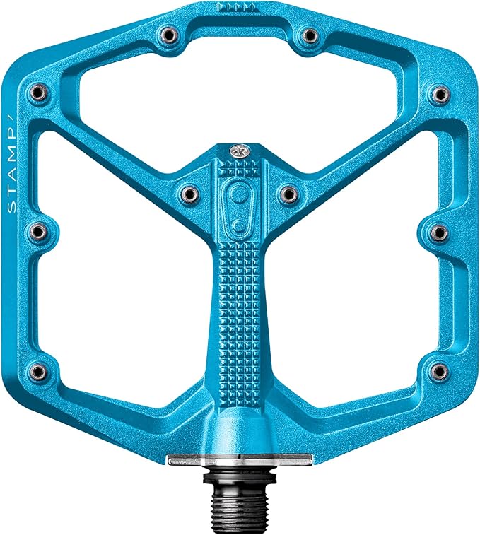 Crankbrothers Stamp Flat MTB Pedals - Size-Specific, Lightweight, Versatile, Durable Bike Pedals