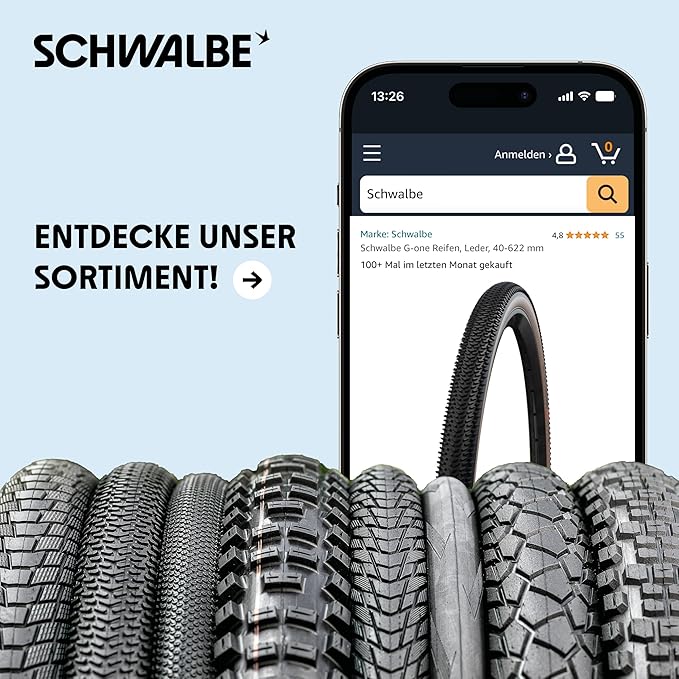 Schwalbe Marathon Wired Tyre with Greenguard Reflex