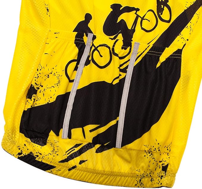 Cycling Jersey Mens Road Bicycle Clothing Summer Short Sleeve Breathable Cycling Tops