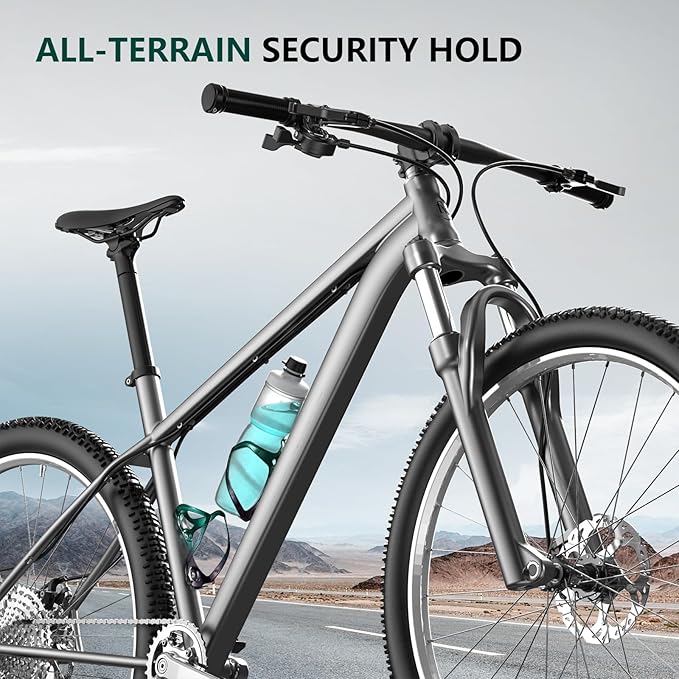 Bike Water Bottle Holder Bicycle Cage for Mountain Road MTB Gravel Adult Bikes Cycling Universal Carrier Rack 2 Pack Aluminum Alloy Ultralight Kettle Drink Accessories Green
