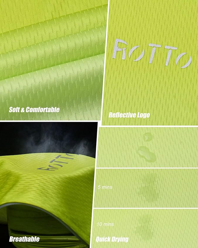 ROTTO Cycling Jersey Mens Bike Shirt Short Sleeve Gradient Color Series