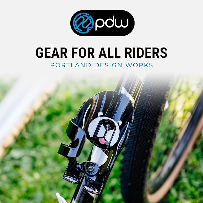 Portland Design Works Water Bottle Cage - Lightweight Water Bottle Holder for Bikes, Very Good Dog Cage, White