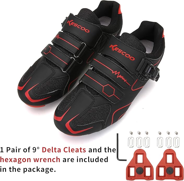 Unisex Cycling Shoes Compatible with pelaton Indoor Road Bike Riding Shoes for Men and Women Delta Cleats Clip Outdoor Pedal