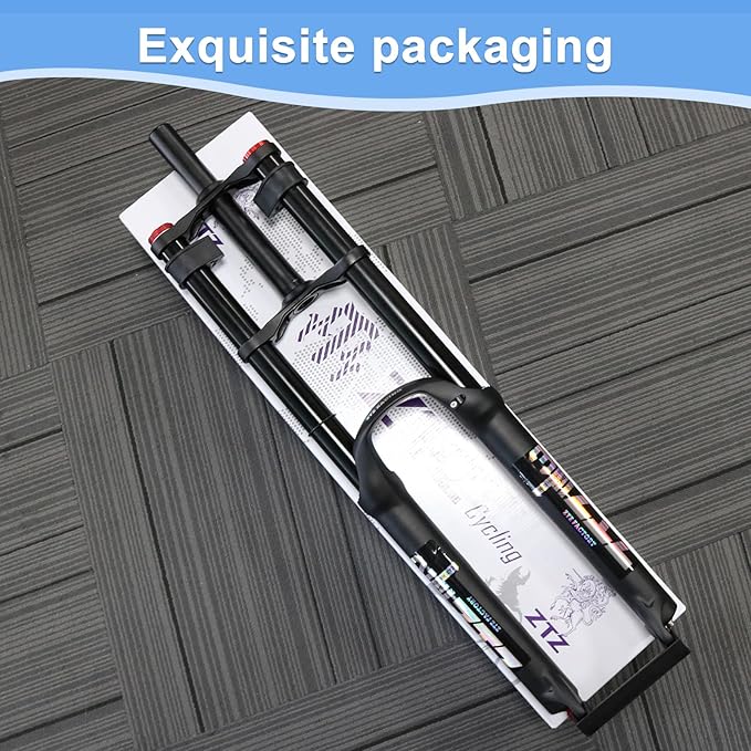 ZTZ 26/27.5/29 inch Mountain Bike Air Suspension Fork,Rebound Adjustment,180mm Travel,QR 9x100mm, 1-1/8 Straight Steerer, Ultralight Double Shoulder Design Front Fork for XC/AM MTB