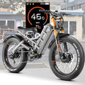 eAhora Romeo Pro 3/2 [2026] 46-50 Mph Electric Bike for Adults, Peak 5600W Dual Motor Ebike, 60V/52V 80Ah/70Ah 250 Miles Long Range E Bike, 26”*4.0 Fat Tire Air Full Suspension Off-Road E-Bike