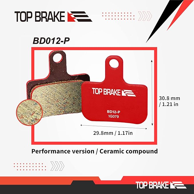 TOP BRAKE Disc Bike Brake Pads Compatible with SRAM Level Ultimate/T/TL/TLM B1, Force eTap AXS, Red eTap AXS (Gen. 2) | MTB eMTB Gravel Cross-Country(XC) Racing Trail