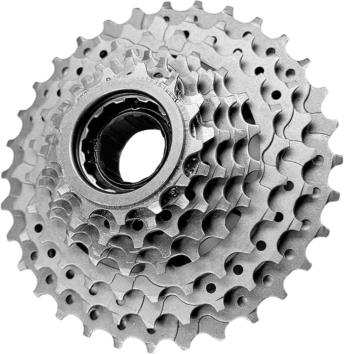 VERKSTAD 7/8 Speed Freewheels 14-32T/14-28T/13-32T/13-28T Bike Freewheel Threaded Type Cycling Replacement Part for Mountain Bike Road Bike