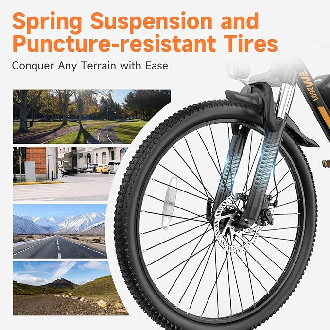 Electric Dirt Bike for Adults - Peak 1500W/3000W Electric Bikes, 48V/52V 15.6Ah/25Ah/40Ah, 50-100 Mile Range(PAS Mode), 16/20 Inch All-Terrain Fat Tire Motorcycle