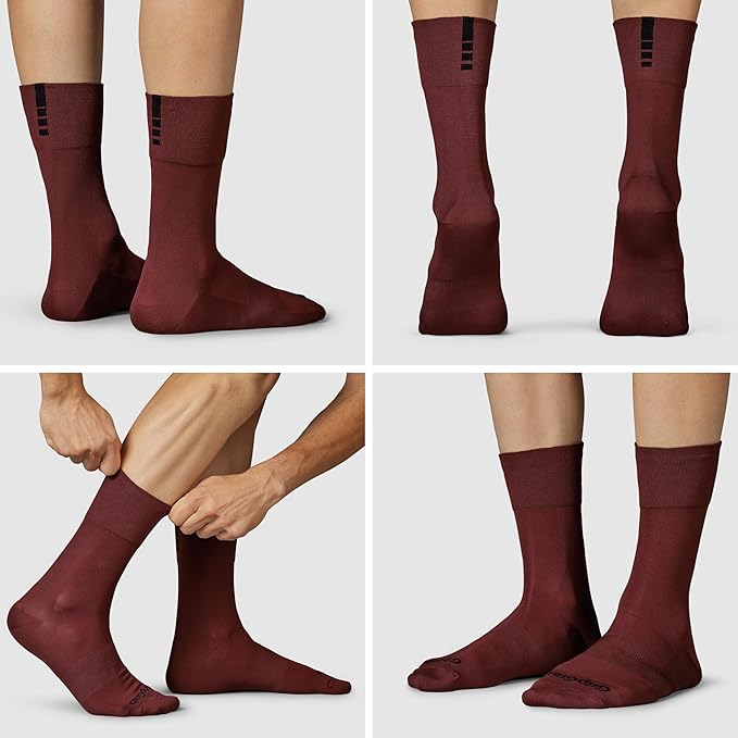 GripGrab Lightweight SL Performance Summer Cycling Socks Eyecatching 2 Lengths Road Mountain Gravel Bike Indoor Biking
