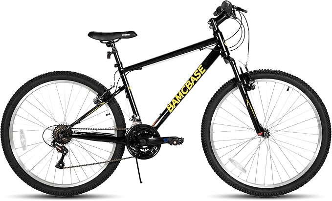 HILAND Adult 26 Inch Mountain Bike, Mens Womens Bicycle, High-Carbon Steel Frame Mountain Bicycle, Sport MTB for Adults, Multi-Color