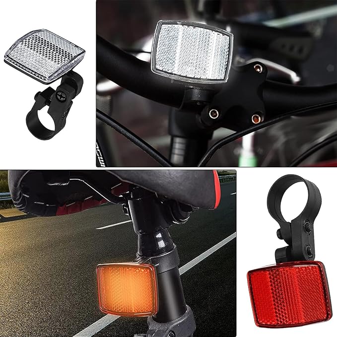 EF51-7 Speed Gear Shift Lever Brake Lever with Brake Cable 3 x 7 Gear Lever Set with Gear Indicator Bicycle Brake Pads Bicycle Reflectors Front Rear Set for Road Bike City Bike