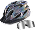 Odoland Adult Bike Helmet and Cycling Sunglasses Set for Men & Women, Safety Certified Bicycle Helmet with UV Protection Glasses for Mountain, Skating, Road, City Commuting & Outdoor Riding