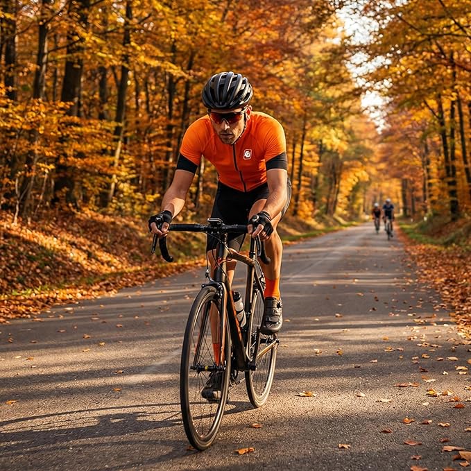 Cycling Jersey Men Bicycle Shirt Short and Long Sleeve MTB Road Biking Jersey with Pockets