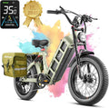 eAhora 2026 Juliet Pro 2 43-31Mph Electric Bike for Adults 5400W Dual Motor Ebike 60V/70Ah 48V/60Ah 200+Miles Long Range Electric Bicycle 20" Fat Tires Full Suspension Electric Mountain Bike