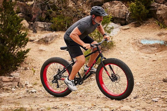 Huffy Mountain Bikes for Men, 26/27.5 Inch Sizes, Multiple Speeds, Suspension Available, Fat Tire Option, Sleek Graphics, Disc Brakes Available, Adjustable Comfort Saddle, Durable, Multiple Colors