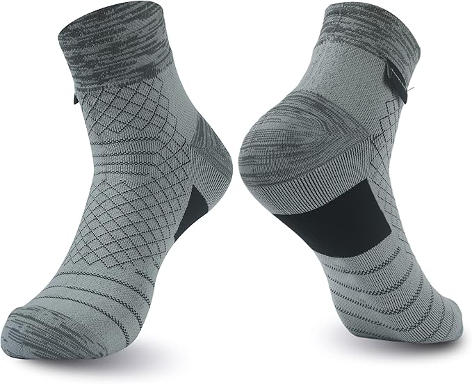 RANDY SUN Waterproof Socks, Unisex Cycling/Hunting/Fishing/Running Ankle Socks 1&2 Pair