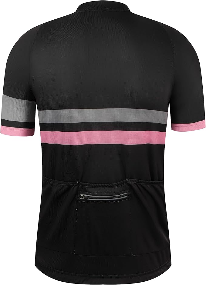 Coconut Ropamo CR Mens Cycling Jersey Short Sleeve Road Bike Shirt with 3+1 Zipper Pockets Breathable Quick Dry