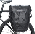 ROCKBROS Bike Panniers Waterproof Bike Rear Rack Bag Max 30L Large Capacity Bike Rear Panniers for Cycling Traveling Commuting 1 Pack