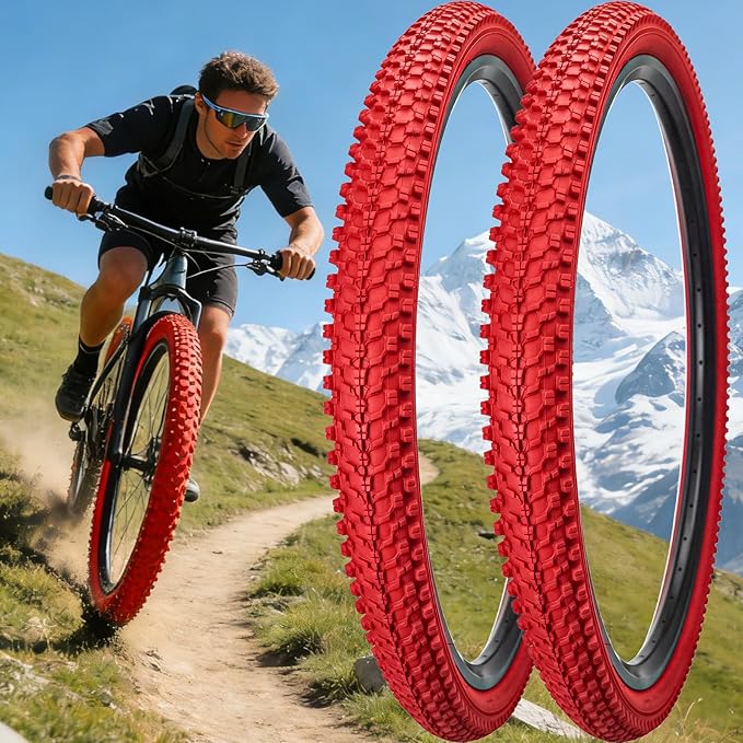 SIMEIQI Bike Tires 26x1.95 Inch Bike Tire for Mountain Foldable Replacement Bicycle Tire