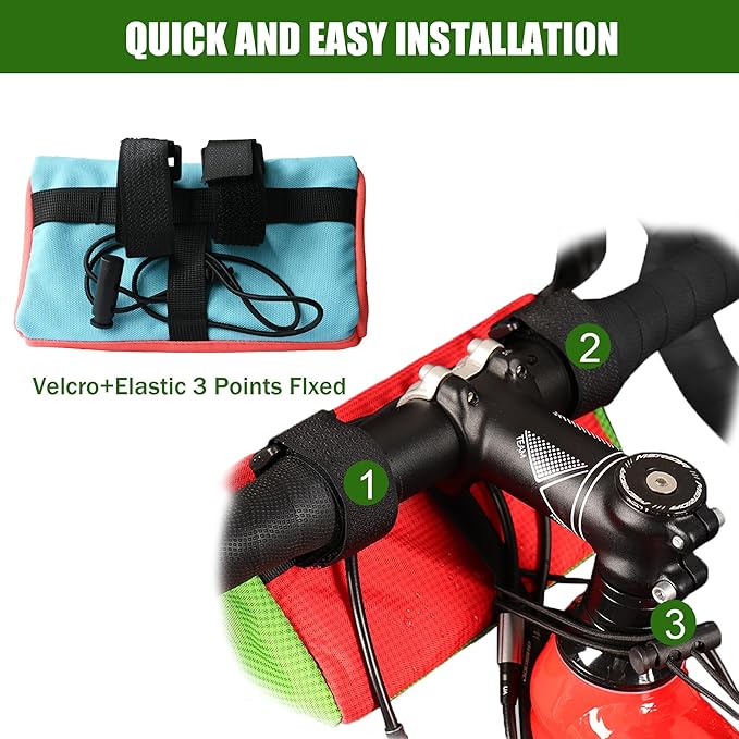 Bike Handlebar Bag,Kids Bicycle Front Basket Pack,Waterproof Bikes Bag,Small Bicycle Handle Bar Bag for Boys Girls Men Women