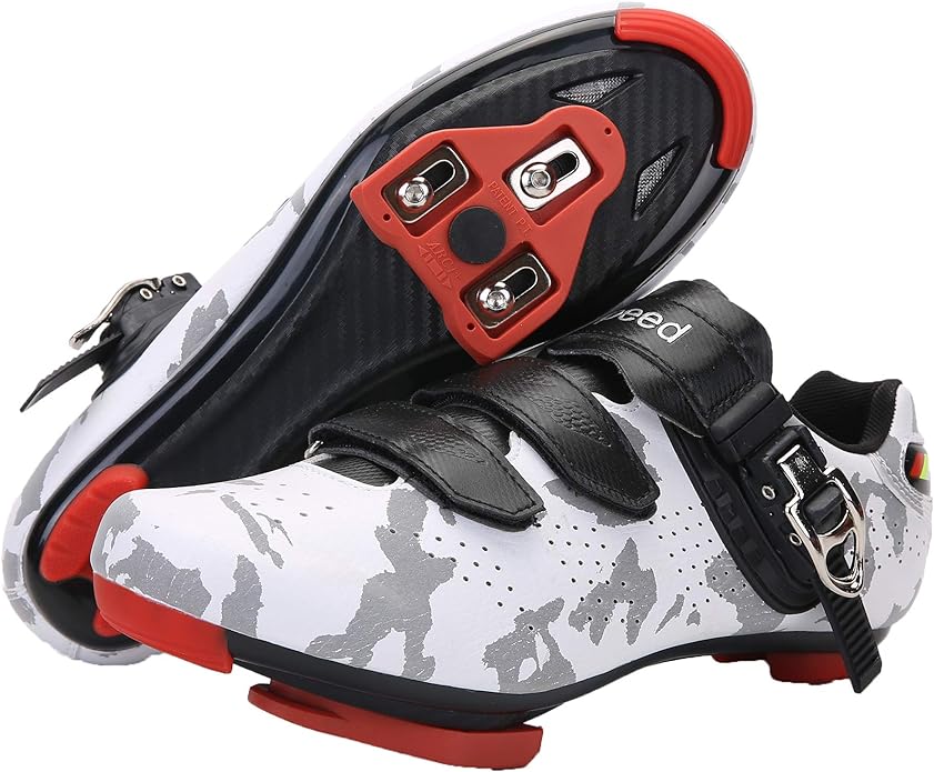 Unisex Cycling Shoes Compatible with pelaton Indoor Road Bike Riding Shoes for Men and Women Delta Cleats Clip Outdoor Pedal