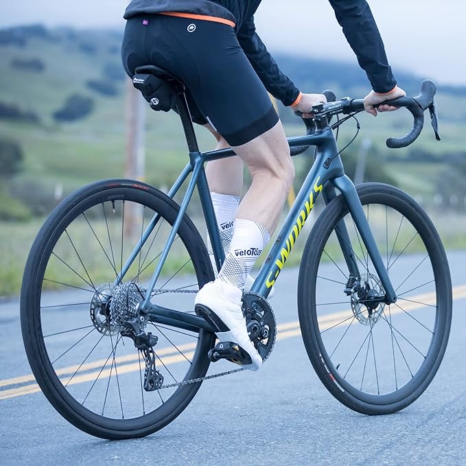 veloToze Aero Sock for Bike Racing - Advanced Aero Fabric, UCI Compliant, for Aerodynamic Advantage in Bike Races and ITT