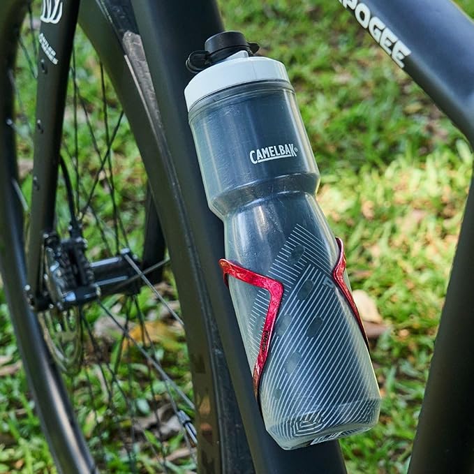 Bike Water Bottle Holder Bicycle Cage for Mountain Road MTB Gravel Adult Bikes Cycling Universal Carrier Rack 1 Pack Aluminum Alloy Ultralight Kettle Drink Accessories Red