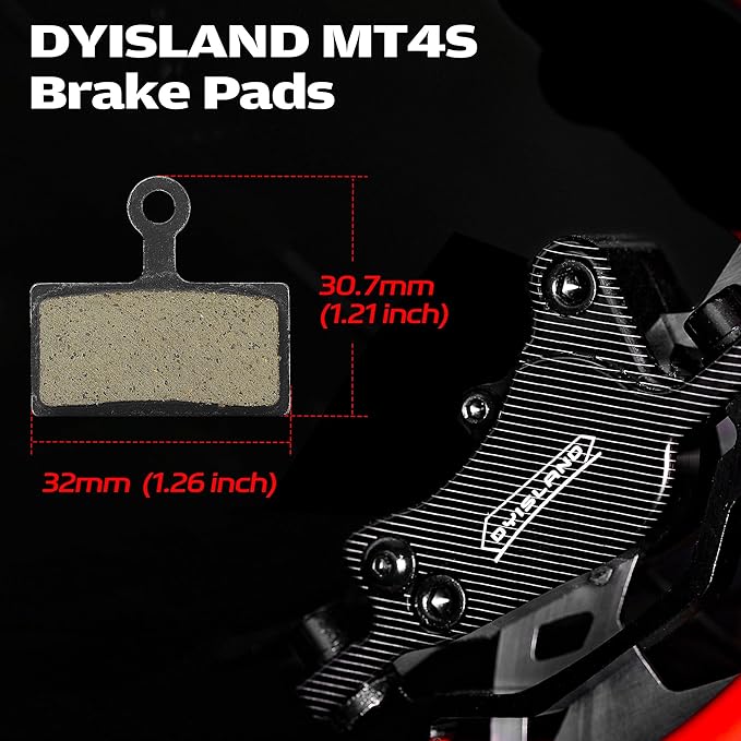 SD-230X MTB Hydraulic Disc Brake Set 2-Pistons/4-Pistons,Aluminum Front and Rear Two-Finger Brake levers,Brake Kit for Mountain Bike